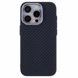 EIDERWOOD Patterned Carbon Case - iPhone 15 Pro - MagSafe Compatible - Black