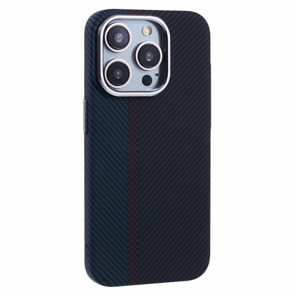 EIDERWOOD Patterned Carbon Case - iPhone 15 Pro - MagSafe Compatible - Dark Colored Pattern