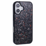 EIDERWOOD iPhone 16 Non-Slip Carbon Fibers Case - MagSafe Compatible - Red