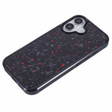 EIDERWOOD iPhone 16 Non-Slip Carbon Fibers Case - MagSafe Compatible - Red