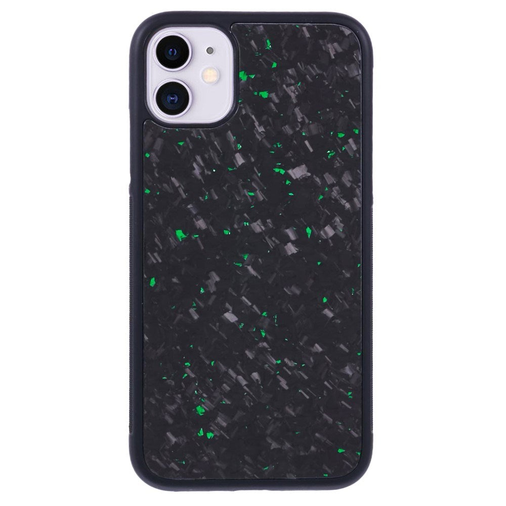 EIDERWOOD iPhone 11 Case in Aramid Fiber and Soft Plastic - Green