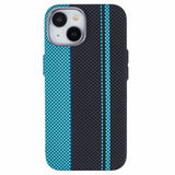 EIDERWOOD Patterned Carbon Case - iPhone 14 - MagSafe Compatible - Blue/Black