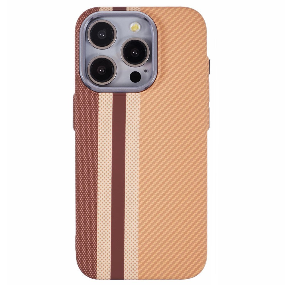 EIDERWOOD Patterned Carbon Case - iPhone 13 Pro - MagSafe Compatible - Light Stripes