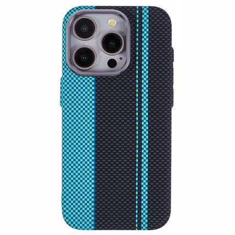 EIDERWOOD Patterned Carbon Case - iPhone 12/12 Pro - MagSafe Compatible - Blue/Black