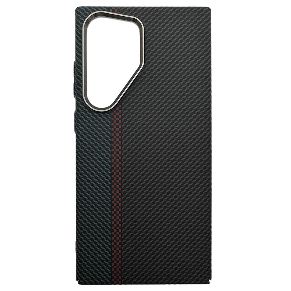 EIDERWOOD Patterned Carbon Case - Samsung Galaxy S23 Ultra - MagSafe Compatible - Dark Colored Pattern