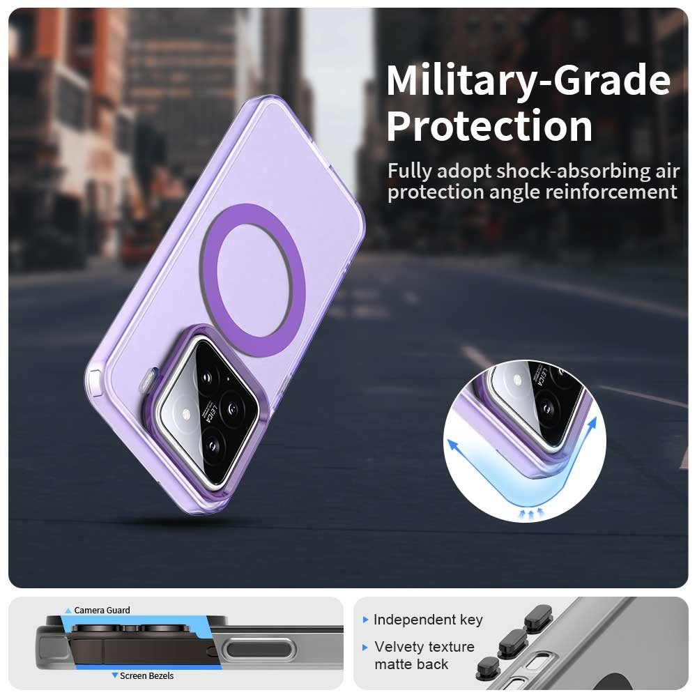 EIDERWOOD Xiaomi 15 Pro Magsafe Protective Case - Purple