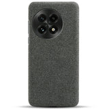 EIDERWOOD Fabric Covered Plastic Case - OnePlus 13 - Dark Grey