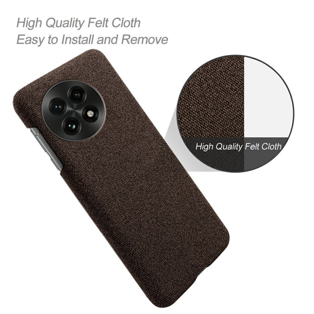 EIDERWOOD Fabric Covered Plastic Case - OnePlus 13 - Brown