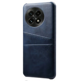 EIDERWOOD OnePlus 13 Faux Leather Case with Built-in Cardholder - Blue