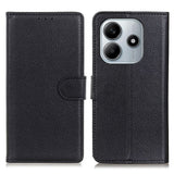 EIDERWOOD Xiaomi Redmi Note 14 (4G) Faux Leather Flip Case with Cardholder & Stand Function - Black