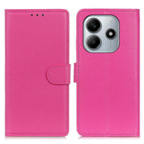 EIDERWOOD Xiaomi Redmi Note 14 (4G) Faux Leather Flip Case with Cardholder & Stand Function - Pink