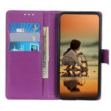 EIDERWOOD Xiaomi Redmi Note 14 (4G) Faux Leather Flip Case with Cardholder & Stand Function - Purple
