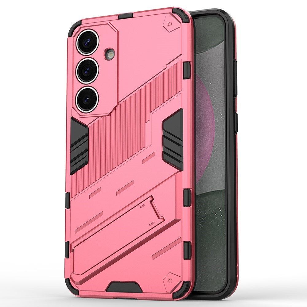 EIDERWOOD Samsung Galaxy S25+ (Plus) Rugged Case with Built-in Kickstand - Pink