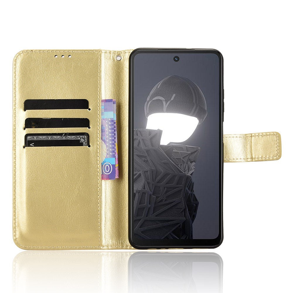EIDERWOOD HMD Fusion / Fusion X1 Faux Leather Flip Case with Strap - Gold