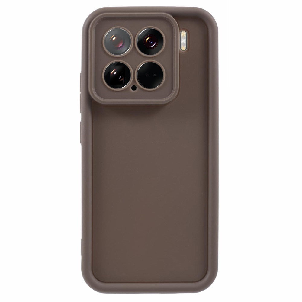 EIDERWOOD Xiaomi 15 Anti-Slip Flexible Plastic Case - Brown