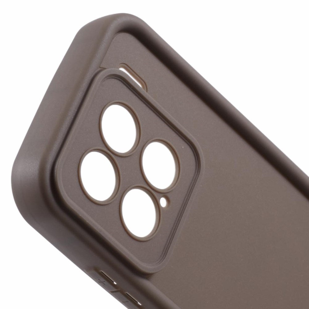 EIDERWOOD Xiaomi 15 Anti-Slip Flexible Plastic Case - Brown