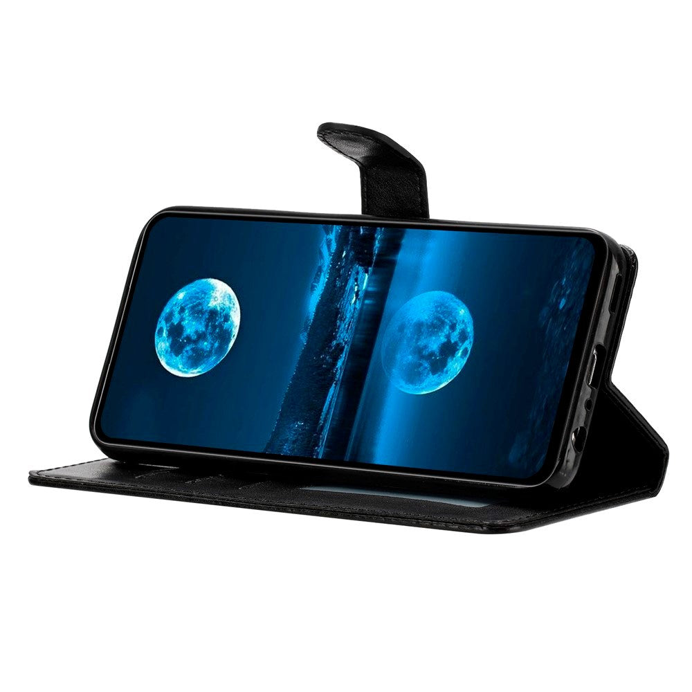 EIDERWOOD Xiaomi Redmi Note 14 Pro (5G) / Poco X7 Faux Leather Flip Case with Strap - Black