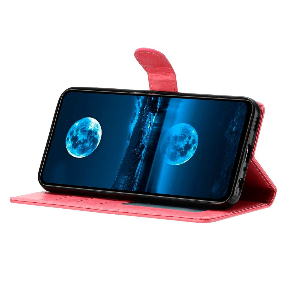 EIDERWOOD Xiaomi Redmi Note 14 Pro (5G) / Poco X7 Faux Leather Flip Case with Strap - Pink