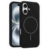 EIDERWOOD iPhone 16 Silicone Case - MagSafe Compatible - Black