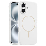 EIDERWOOD iPhone 16 Silicone Case - MagSafe Compatible - White