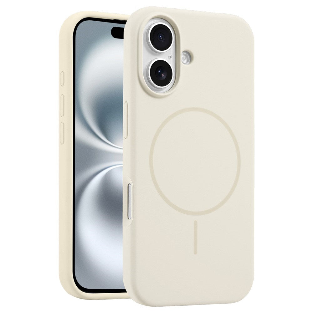 EIDERWOOD iPhone 16 Silicone Case - MagSafe Compatible - Beige