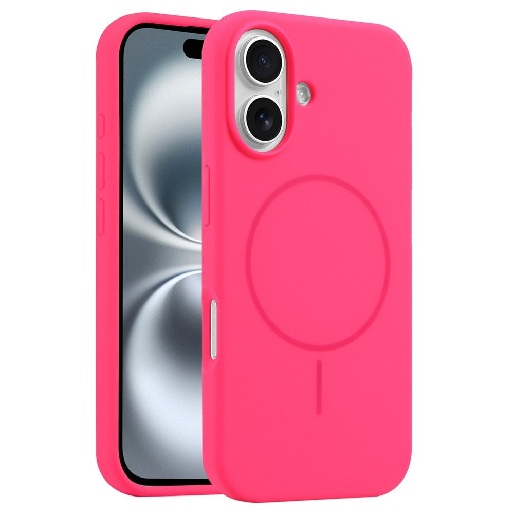 EIDERWOOD iPhone 16 Plus Silicone Case - MagSafe Compatible - Hot Pink