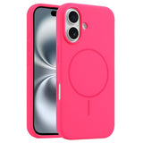 EIDERWOOD iPhone 16 Plus Silicone Case - MagSafe Compatible - Hot Pink