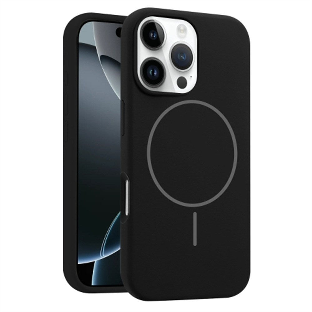 EIDERWOOD iPhone 16 Pro Silicone Case - MagSafe Compatible - Black