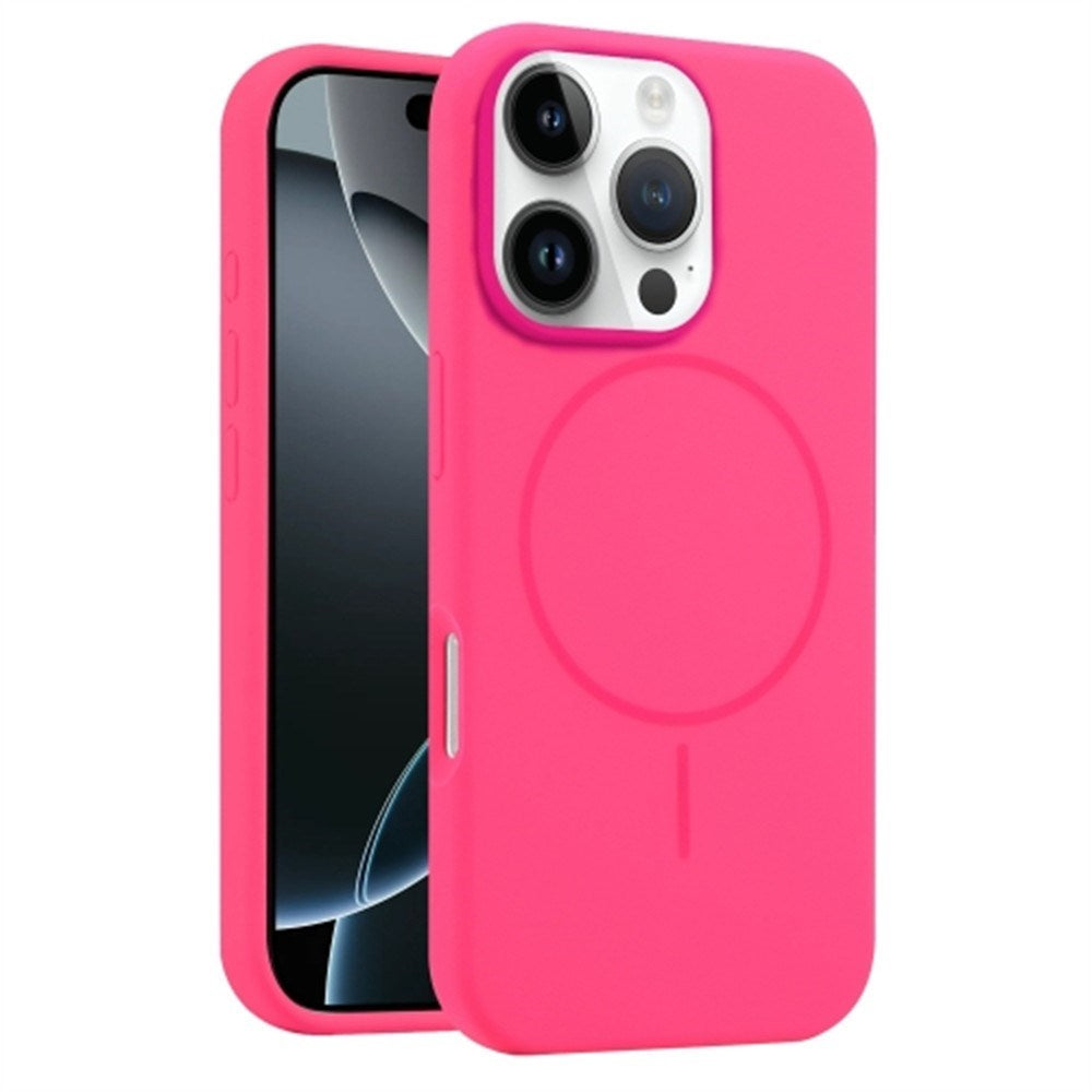 EIDERWOOD iPhone 16 Pro Max Silicone Case - MagSafe Compatible - Hot Pink