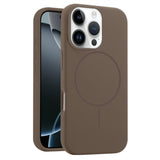 EIDERWOOD iPhone 16 Pro Max Silicone Case - MagSafe Compatible - Brown
