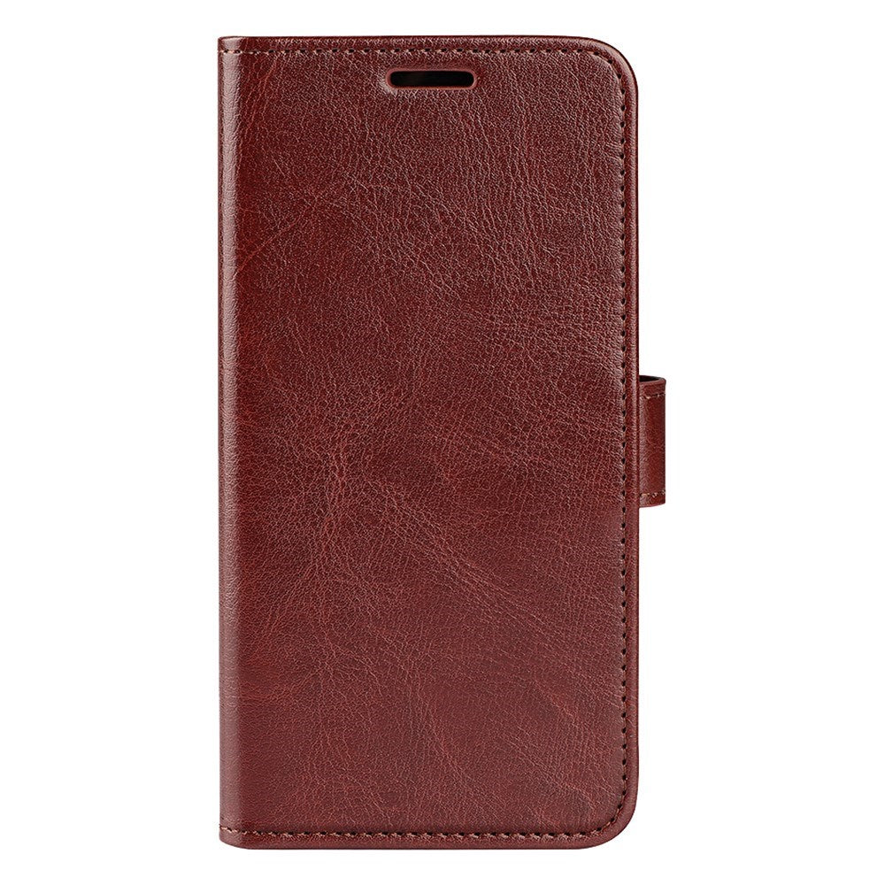 EIDERWOOD Samsung Galaxy S25 Faux Leather Flip Case with Cardholder & Stand Function - Brown