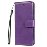 EIDERWOOD Google Pixel 9a Faux Leather Flip Case with Cardholder & Strap - Purple