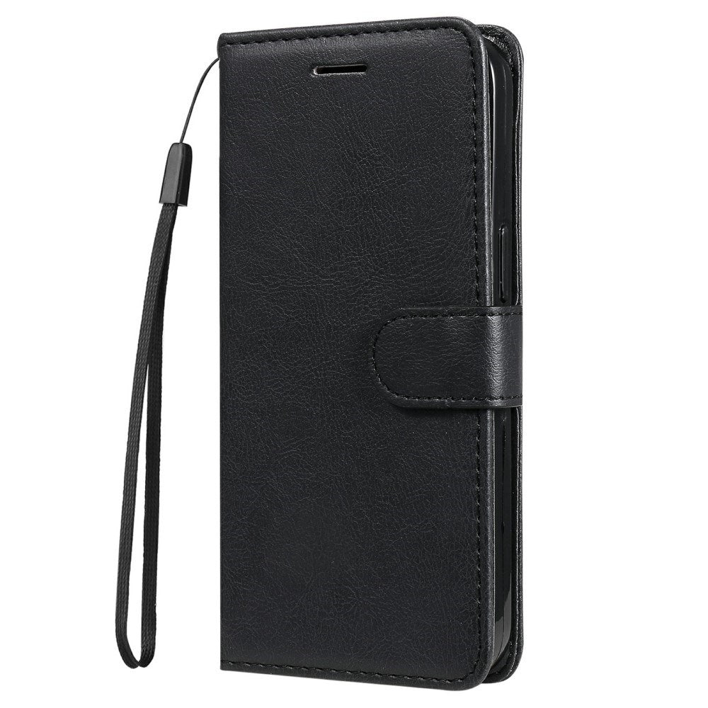 EIDERWOOD Google Pixel 9a Faux Leather Flip Case with Cardholder & Strap - Black