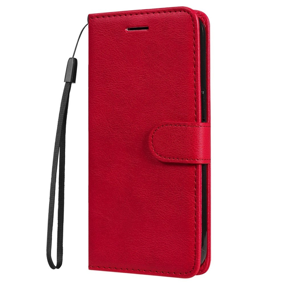 EIDERWOOD Google Pixel 9a Faux Leather Flip Case with Cardholder & Strap - Red