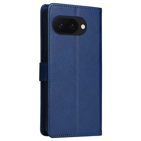 EIDERWOOD Google Pixel 9a Faux Leather Flip Case with Cardholder & Strap - Blue