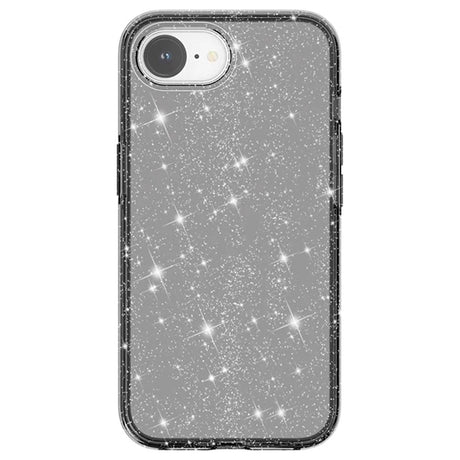 EIDERWOOD iPhone 16e Hybrid Glitter Plastic Case - MagSafe Compatible - Black