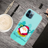 iPhone 14 Pro Flexible Plastic Christmas Case - Santa Claus Wishes a Merry Christmas