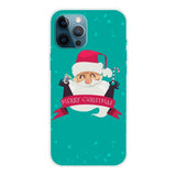 iPhone 14 Pro Flexible Plastic Christmas Case - Santa Claus with Gift and Christmas Stick