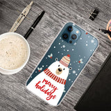 iPhone 14 Pro Flexible TPU Christmas Case - Christmas Bear