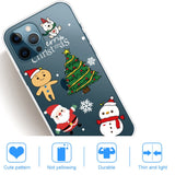 iPhone 14 Pro Flexible TPU Christmas Case - Cute Christmas Figures