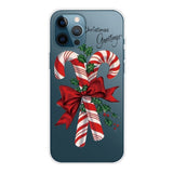 iPhone 14 Pro Flexible TPU Christmas Case - Christmas Cane