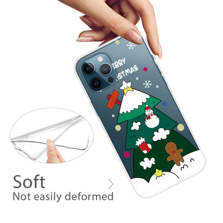 iPhone 14 Pro Flexible TPU Christmas Case - Christmas Tree