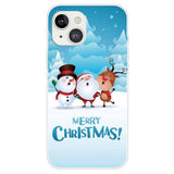 iPhone 14 Plus Flexible Plastic Christmas Case - Friends in the Snow