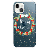 iPhone 14 Plus Flexible Plastic Christmas Case - Christmas Wreath