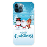 iPhone 14 Pro Flexible Plastic Christmas Case - Friends in The Snow