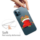 iPhone 14 Pro Flexible Plastic Christmas Case - Christmas Stocking