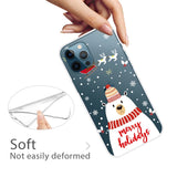 iPhone 14 Pro Max Flexible Plastic Christmas Case - Polar Bear