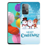 Samsung Galaxy A33 5G Flexible Plastic Christmas Back Cover - Toboggan Run Friends