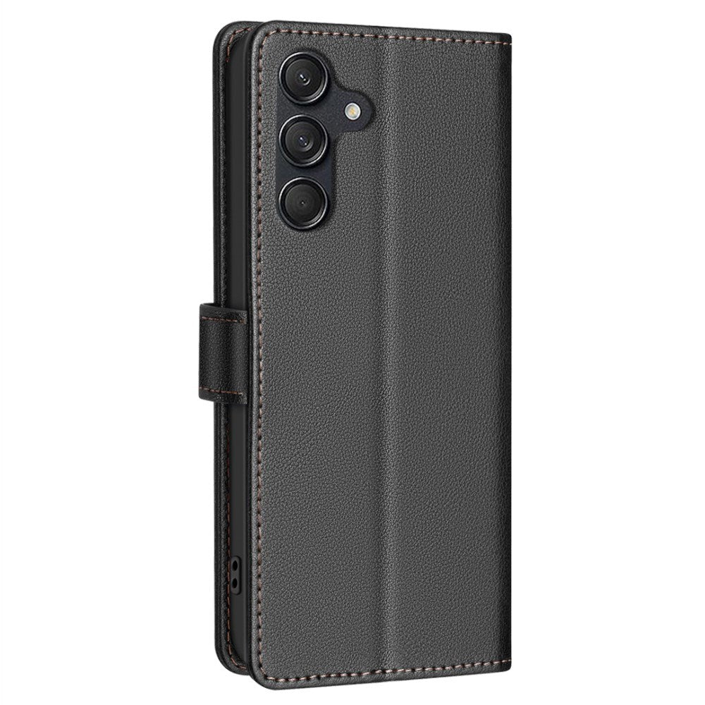 Samsung Galaxy A26 (5G) BINFEN Faux Leather Flip Case with RFID Blocking - Black