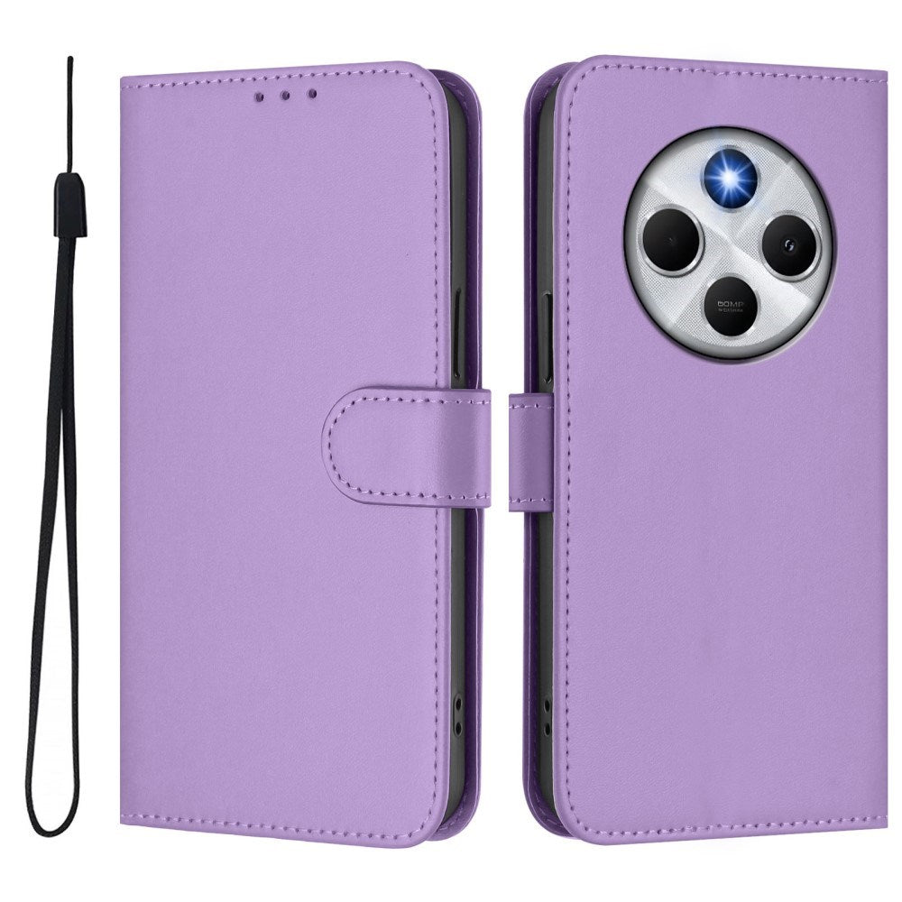 EIDERWOOD Xiaomi Redmi 14C Faux Leather Flip Case with Cardholder & Stand Function - Purple